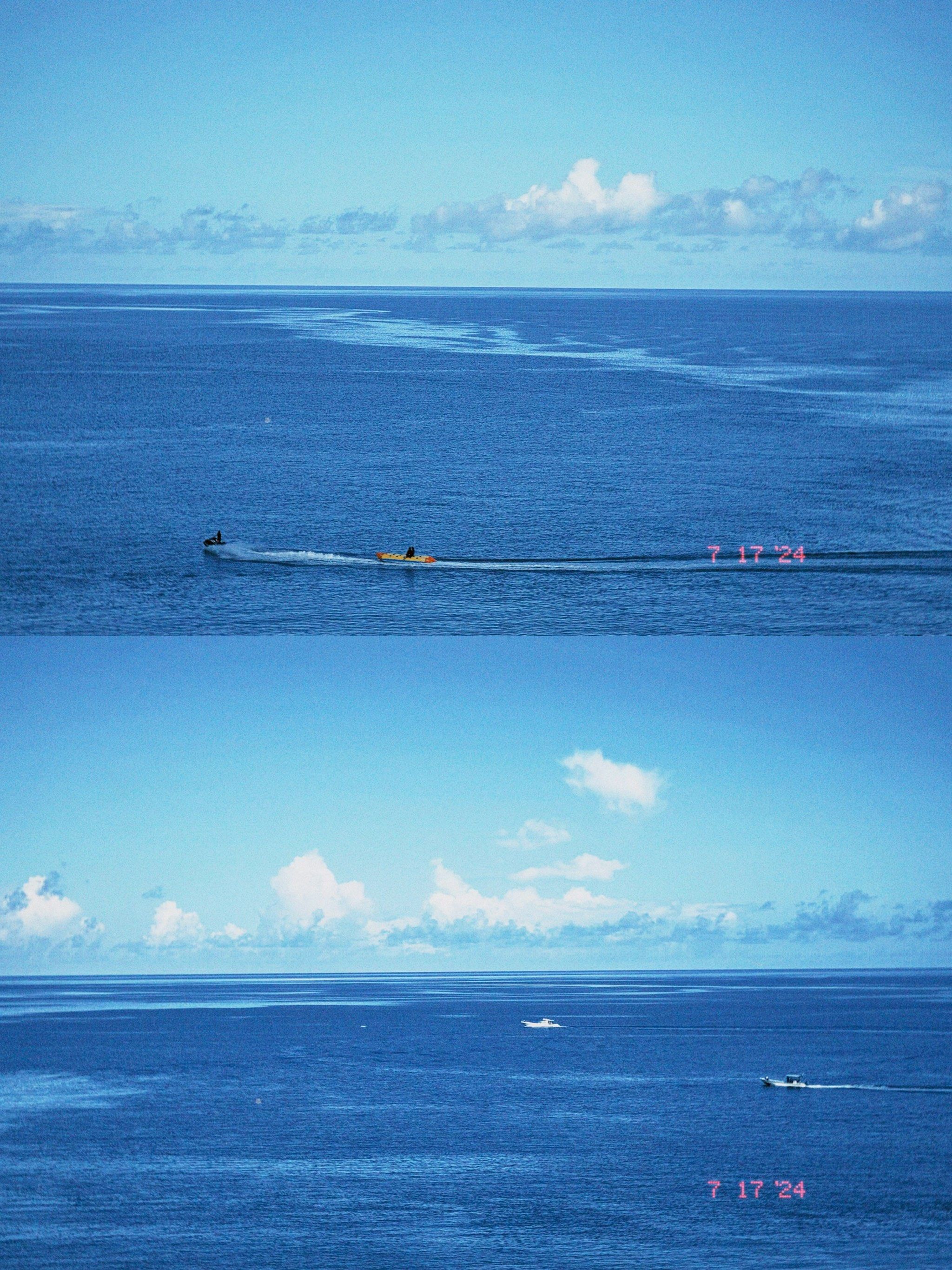 海天相接的美景
