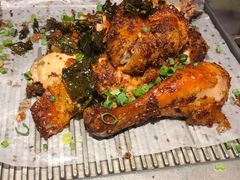 绿茶葱香烤鸡-绿茶餐厅(乐峰广场店)