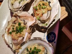 烤一口蚝-路边摊小炉子烧烤