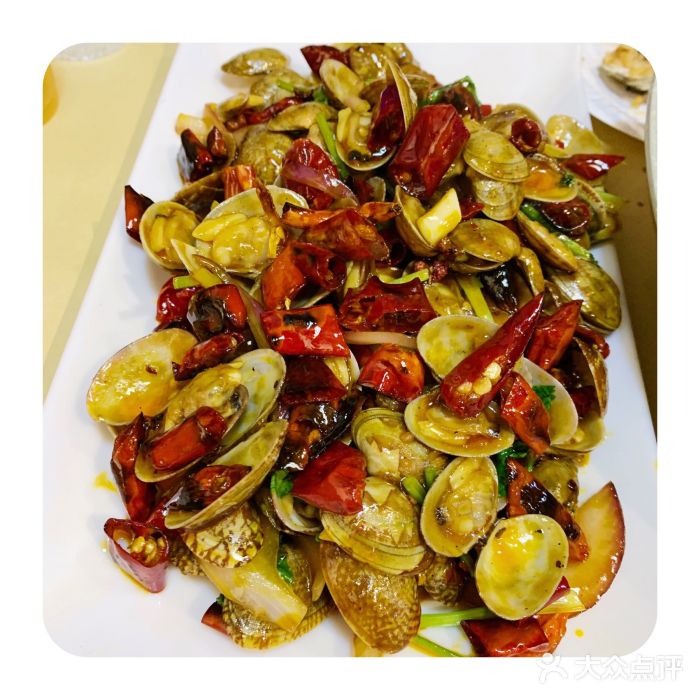 常记蚝味鲜·烧烤海鲜大排档(东风北桥店)辣炒花蛤图片