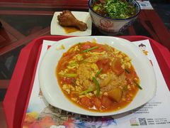 西红柿鸡蛋盖饭-晋爱面大同刀削面(白纸坊店)