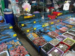 -霞涌市场海鲜摆卖区