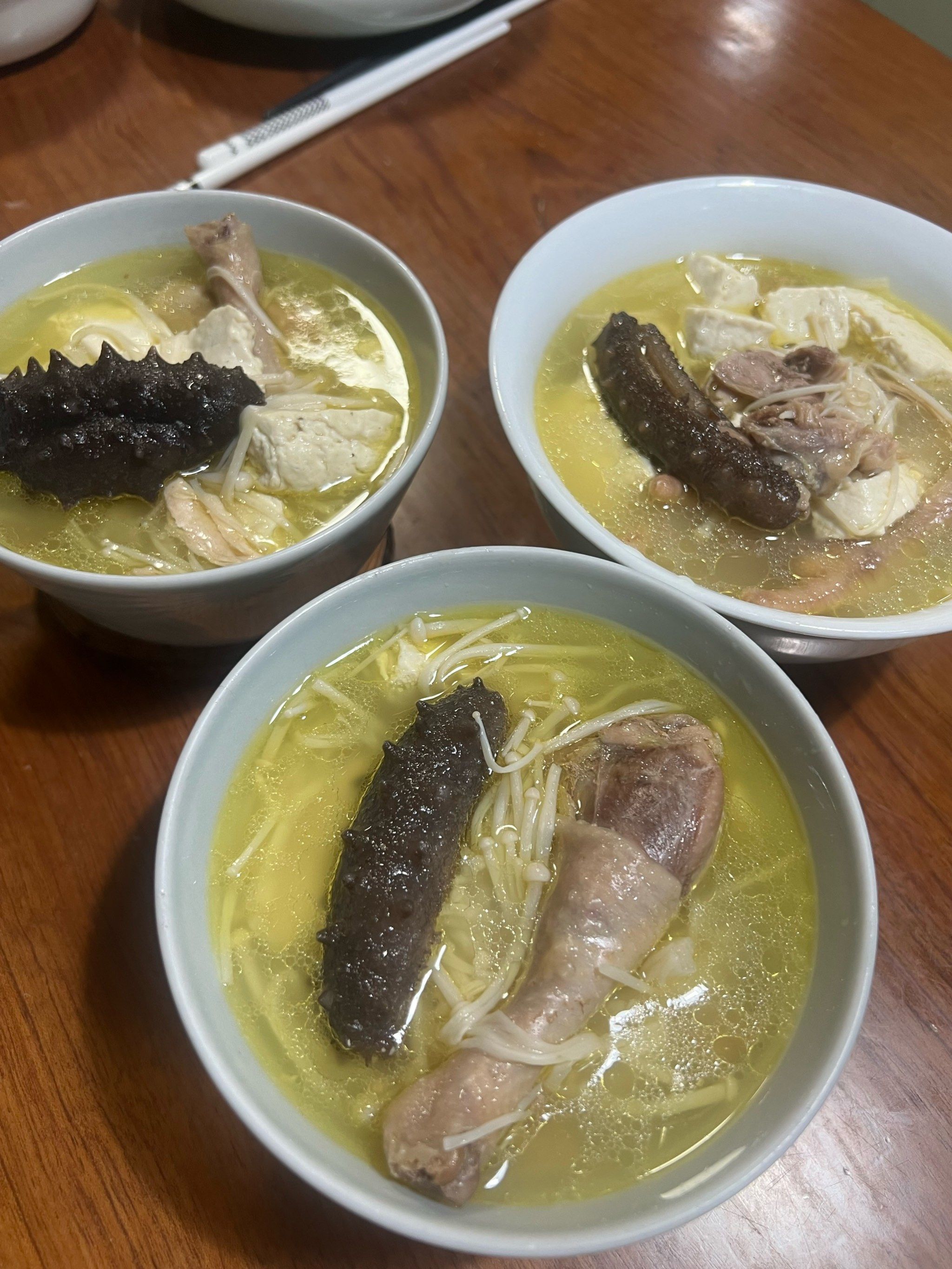 鸡汤海参
