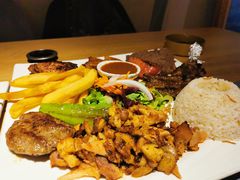 两个人烤肉-伊斯坦布尔土耳其清真咖啡餐厅