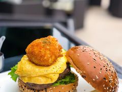 炸蛋汉堡-Lets burger非常汉堡·环球风味(蓝色港湾店)