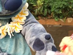 -小镇影院迪士尼小熊Duffy与他的朋友合影地