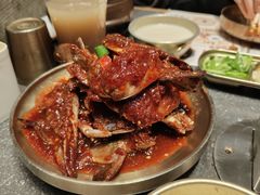 -草家酱蟹炭火烤肉店(珲春南路二店)
