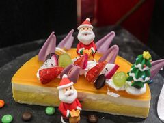 芒果慕斯蛋糕-海口绿发希尔顿酒店-田园汇自助餐·三文鱼·海鲜