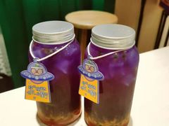 蝶豆青柠星空茶-孖记茶档·热腾茶餐(荔湾领展广场店)