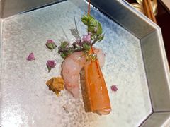 酒渍牡丹虾-荣一代目OMAKASE板前料理