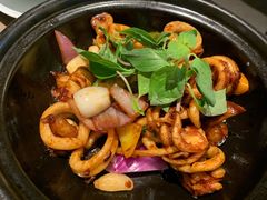 九层塔酱爆东山小管-四道菜·福建菜馆(新街口金鹰店)