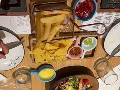 托斯卡尼蔬菜沙拉配酸奶芒果汁-原石牛扒·约会餐厅(龙城万科里店)