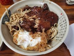大排拌面加荷包蛋-无名氏面馆(邮电路店)