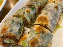 葱饼卷牛肉-台北楚楚园馅饼粥(虹桥南丰城店)
