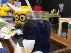-蝶豆花蓝面条