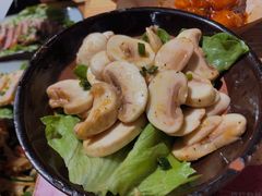 XO酱爆口蘑-胖记烤肉(江汉路店)