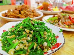 韭菜炒螺肉-二水炒鸡店