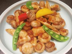 春笋烧口蘑-北平盛世·新京菜·北京烤鸭(劲松·双井店)