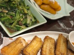 豆豉鲮鱼油麦菜-新白鹿餐厅(百联中环店)