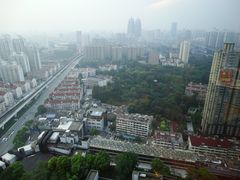 俯瞰窗外-龙之梦万丽酒店青餐厅