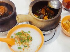 -长城砂煲田鸡粥