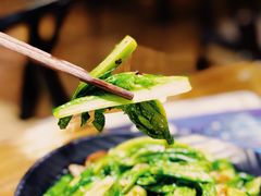 豆豉鲮鱼油麦菜-潮十三潮汕砂锅粥(高新四路大都荟店)