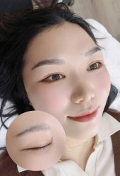 -西施无菌半永久纹绣眉眼影唇轻增发纹发际线