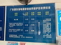 价目表-广东惠东海龟国家级自然保护区