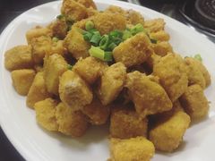咸蛋黄炒茄子-李师傅脆肚(梅林店)