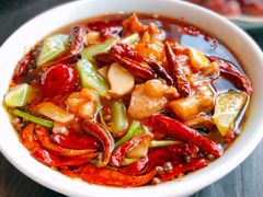 椒香水煮跳水蛙-柒园·三十年创意杭帮菜(龙湖滨江天街店)
