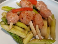 芦笋炒虾仁-五味堂·江浙土菜(月河特色店)