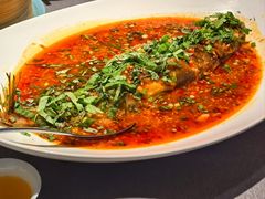 鱼辣子江团配老面开花大馒头-南堂馆·新川菜(春熙路店)