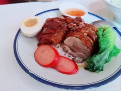 明炉吊烧脆皮鸭饭-食运茶餐厅(文化宫店)