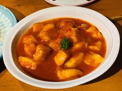 番茄龙利鱼块-秀儿家の小确幸花园西餐厅