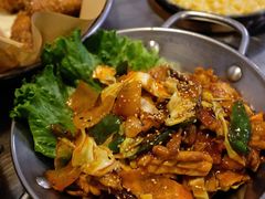 鱿鱼炒五花肉-富乐满韩国正宗炸鸡韩国料理(虹泉路店)