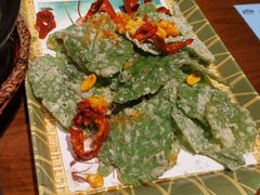 香酥桑叶-食光慢宴·安吉土菜馆