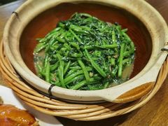 啫啫虾酱空心菜-熠盛粤味(永康路店)