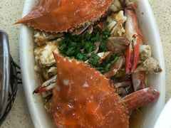 红膏蟹葱油-渔中舟海鲜大排档(普陀沈家门店)