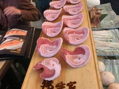 一米长猪五花-犟牛家·榴莲烤肉(五棵松店)