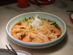 秋葵粉丝蒸大虾-枚青·临安酒肆(腾飞大厦店)
