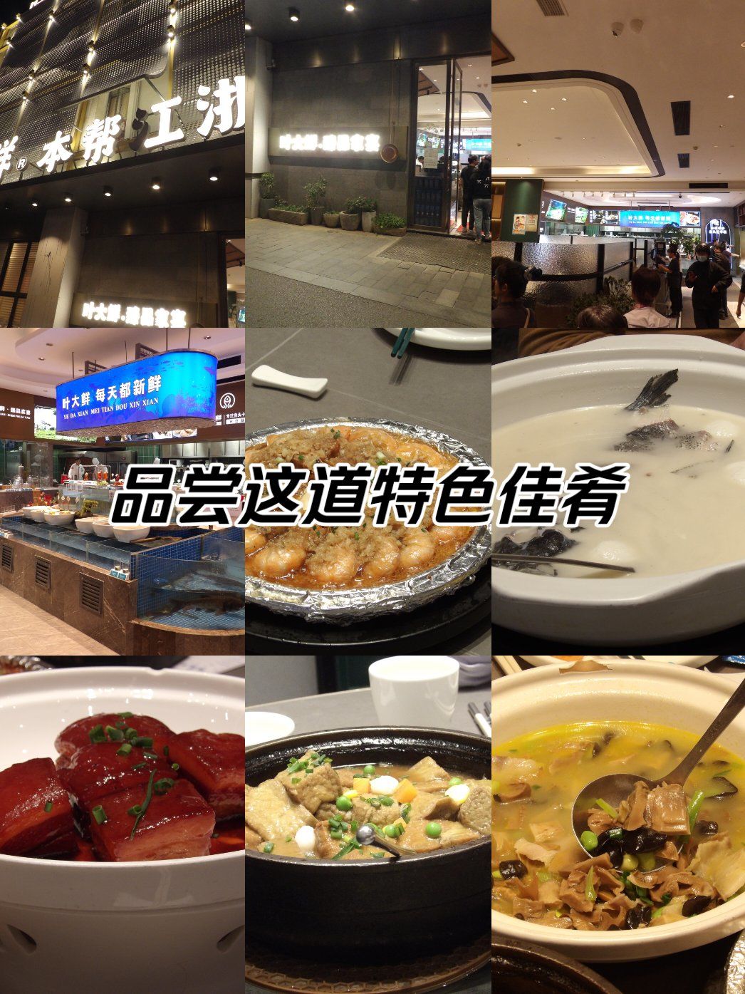 叶大鲜~臻品家宴(胡埭店)