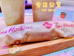 凯撒鸡腿肉拉法卷-Tims天好咖啡(华侨城步行街店)