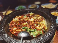 受气牛肉微辣锅小锅-受气牛肉·耙牛肉火锅(水晶郦城店)