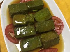 菜汁豆腐-巫记鸡饭店