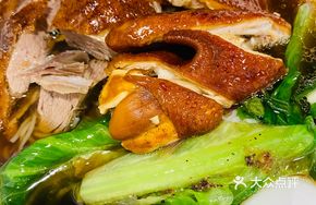 Roast Goose with Soy Chicken