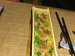 炙烧帆立贝沙拉-蟹将军·松叶蟹和牛日料放题自助(K11店)