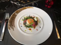 芦笋羊肝菌配奶油泡沫-L'ATELIER de Joel Robuchon(外滩18号店)