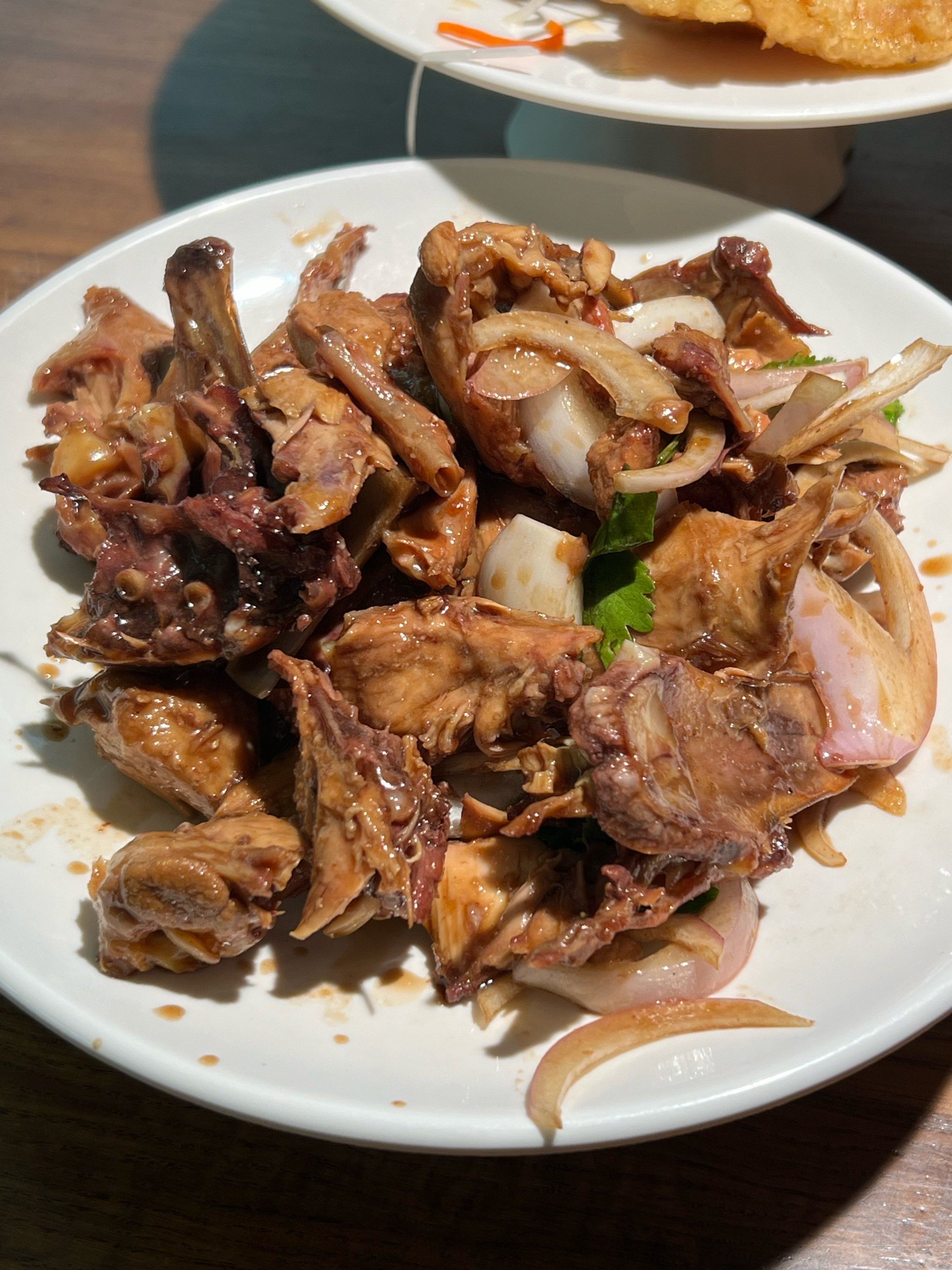 在南京吃到了酸甜凉拌鸡架