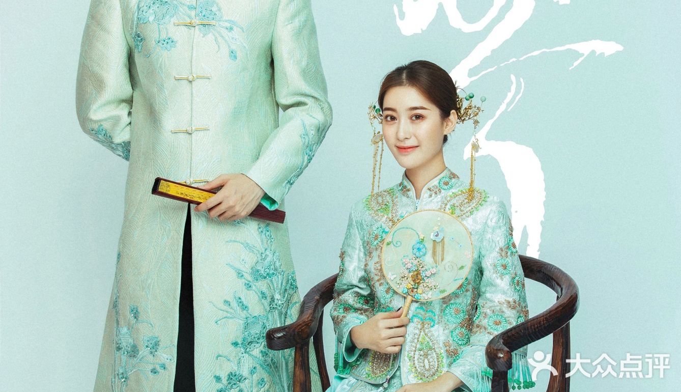 只有拍了工笔画婚纱照,才知道自己能有多美🌼