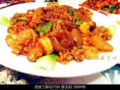 虎皮三鲜-普天和酒楼·新津菜·烤鸭(天津之眼店)